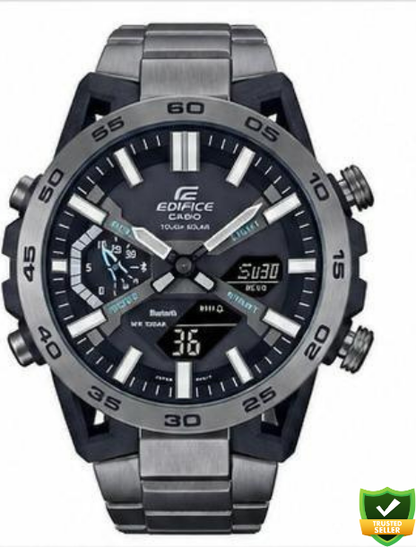 ECD3322-RD57  Titan Pulse X – Premium Hybrid Analog-Digital Performance Watch