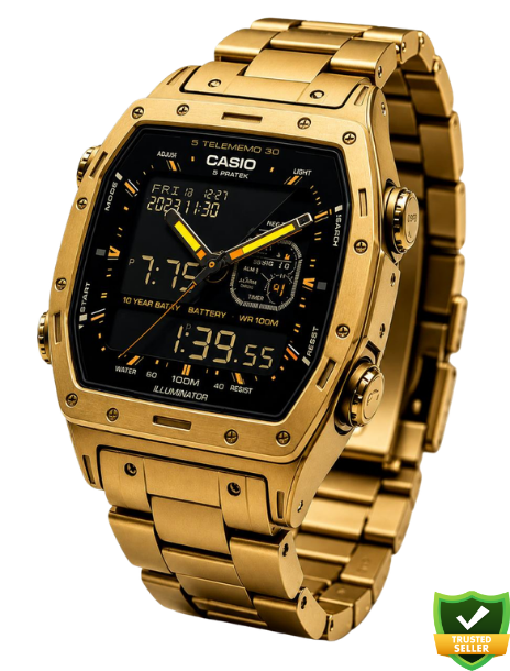 ECD3329 – RD64 Royal Obsidian Gold Watch