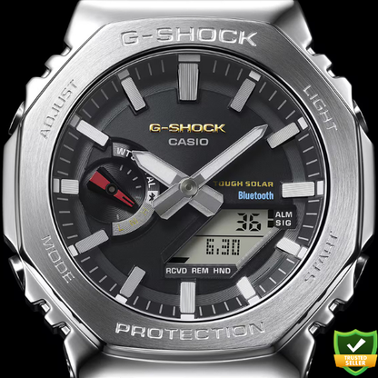 EDS6402-SL88  AeroSteel Fusion X – Premium Analog-Digital Executive Watch