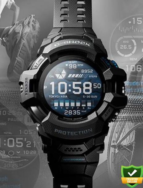 EDD3526-QD61 Aero Pulse Titan Blue – Advanced Smart Hybrid Adventure Watch