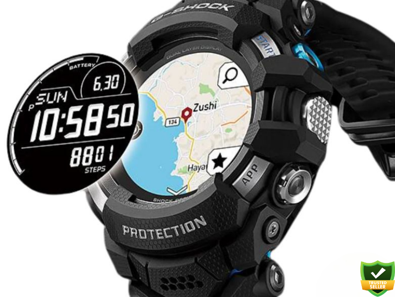 EDD3526-QD61 Aero Pulse Titan Blue – Advanced Smart Hybrid Adventure Watch