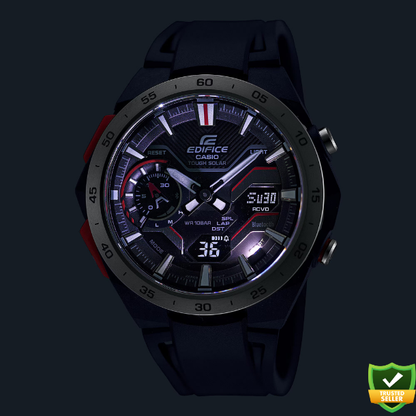 ECD3326-RD61 Velocity Fusion X – Premium Solar-Powered Hybrid Sports Watch